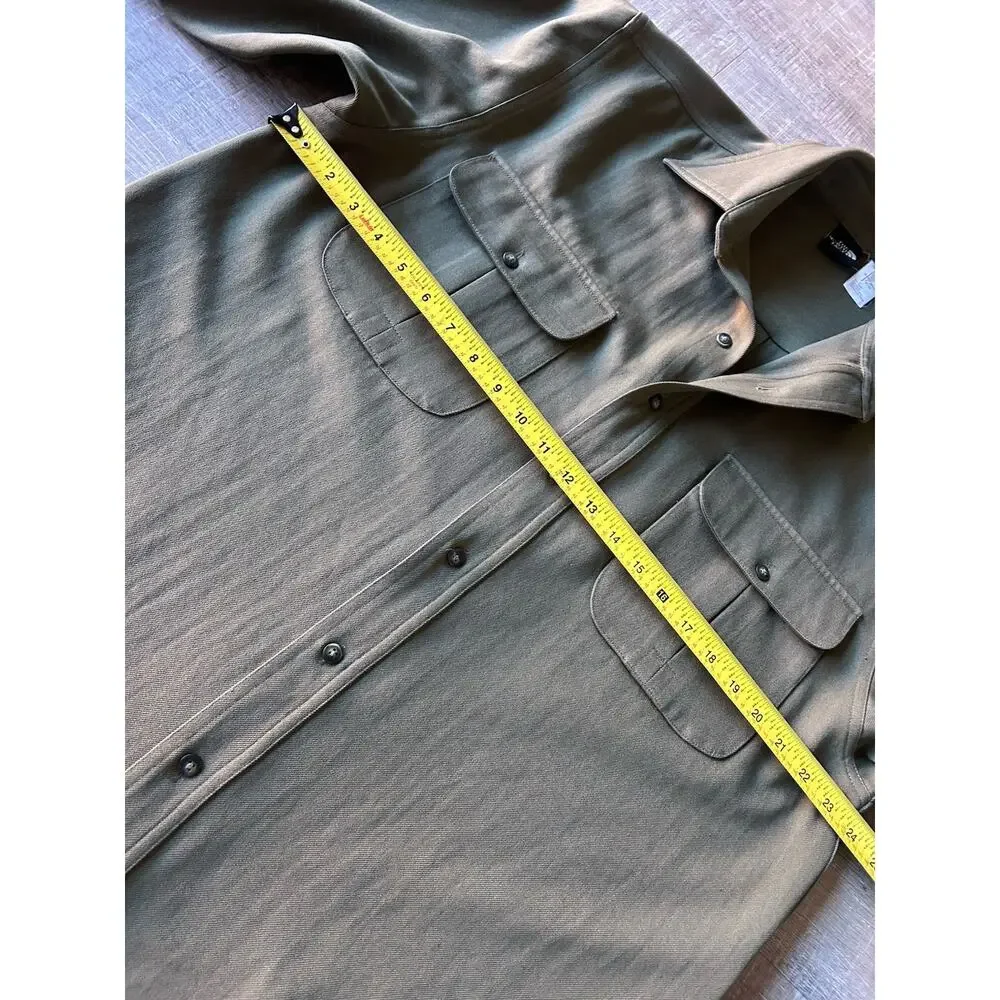 The North Face Archive Utility Safari Shirt Men’s M Olive Tactical Roll Tab